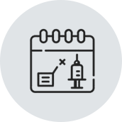 Clinic C4での放射線治療後に行う、次の治療を効果が出やすいように計画